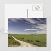 Landwirtschaftliche Straßenverflechtung zwischen W Postkarte (Vorne/Hinten)
