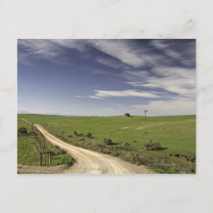 Landwirtschaftliche Straßenverflechtung zwischen W Postkarte