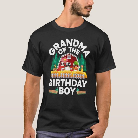 Landwirtschaftliche Tiere im Party Oma des Geburts T-Shirt (Vorderseite)