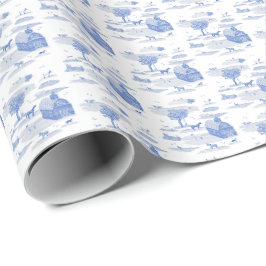 Landwirtschaftliche Toile (Blau)  Geschenkpapier