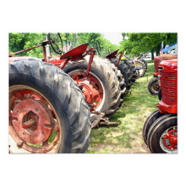 Landwirtschaftliche Traktoren Fotodruck