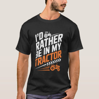 Landwirtschaftliche Traktoren und Landwirt, Trakto T-Shirt