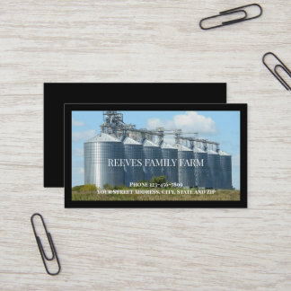 Landwirtschaftliche Visitenkarten für Bauern Visitenkarte