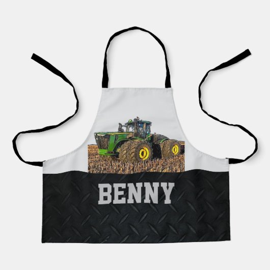 landwirtschaftliche Zugmaschine Bauer Coole Schürz Schürze (Vorderseite)