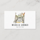 Landwirtschaftliche Zugmaschine Hühner Bio Gartenb Visitenkarte (Vorderseite)