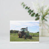 landwirtschaftliche Zugmaschine Postkarte (Stehend Vorderseite)