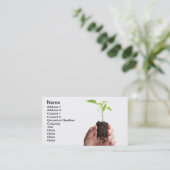 Landwirtschaftliche Zukunft Visitenkarte (Stehend Vorderseite)