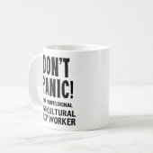 Landwirtschaftlicher Landarbeiter Kaffeetasse (Vorderseite Links)