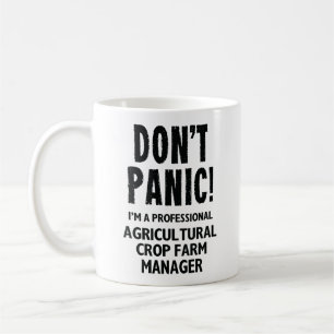 Landwirtschaftlicher Landwirtschaftler Kaffeetasse