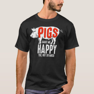 Landwirtschaftliches Design für Schweinezüchter T-Shirt