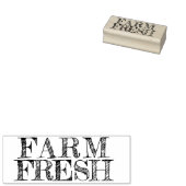 LANDWIRTSCHAFTLICHES ETIKETT GUMMISTEMPEL (Stempel)