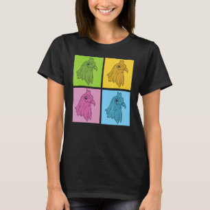 Landwirtschaftliches Geflügel Vogel Tierischer Bau T-Shirt