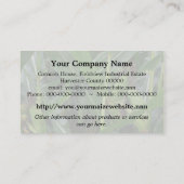 Landwirtschaftliches MaislandschaftsFoto Visitenkarte (Rückseite)