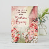 Landwirtschaftliches Party Einladung (Stehend Vorderseite)
