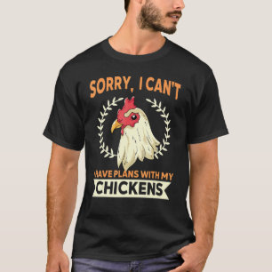 Landwirtschaftliches Tier Hahn Landwirt Geflügel T-Shirt