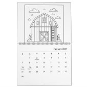 Landwirtschafts-Farbbuch-Kalender Kalender (Feb 2027)