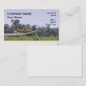 Landwirtschafts-Flugzeugsprühen Visitenkarte (Vorne/Hinten)