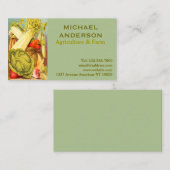 Landwirtschafts-, Landwirtschafts- und veggeschäft Visitenkarte (Vorne/Hinten)