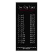 Landwirtschafts-Stall Bio Bauer Werbekarte (Hinten)