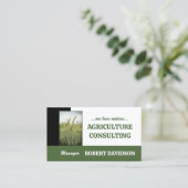 Landwirtschaftsberatungskarte für Roggen Bio Visitenkarte (Stehend Vorderseite)