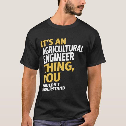 Landwirtschaftsingenieur T-Shirt (Vorderseite)