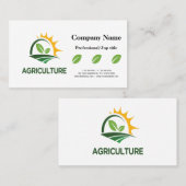 Landwirtschaftskarte Visitenkarte (Vorne/Hinten)