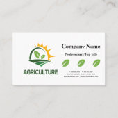 Landwirtschaftskarte Visitenkarte (Vorderseite)