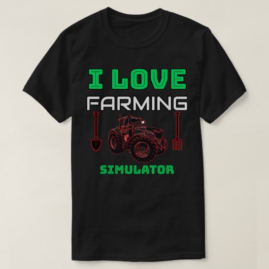 Landwirtschaftssimulator 1 T-Shirt (Design vorne)