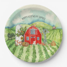 Landwirtschaftsthema | Birthday Party Pappteller