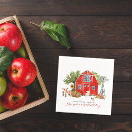 Landwirtschaftsthema | Birthday Party Serviette