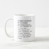 Landwirtschaftswissenschaftler Kaffeetasse (Links)