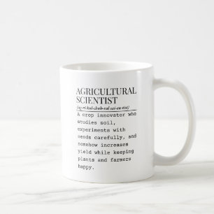 Landwirtschaftswissenschaftler Kaffeetasse