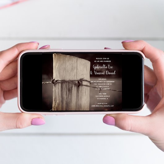 Landzauber-Hochzeit Einladung