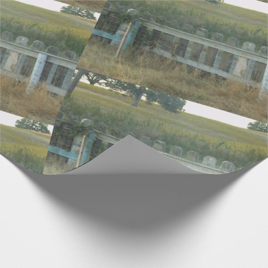 Landzaun im Weinland Geschenkpapier (Ecke)