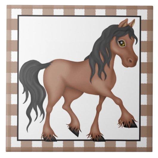 Landziegel des Cartoon Fliese (Vorderseite)