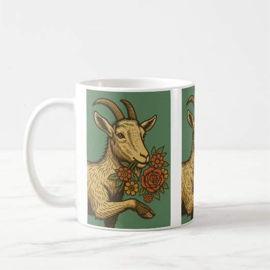 Landziegenbecher Kaffeetasse (Links)
