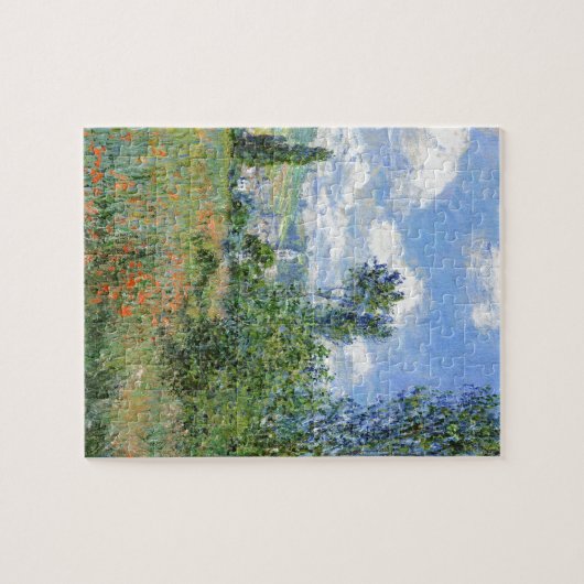 Lane in den Mohnfeldern - Claude Monet Puzzle (Horizontal)