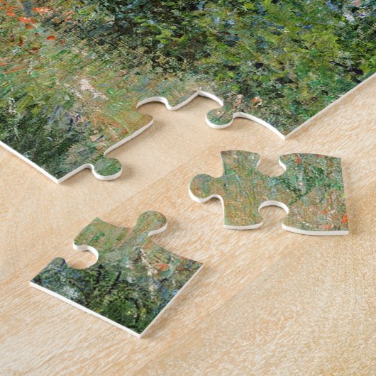 Lane in den Mohnfeldern - Claude Monet Puzzle (Seite)