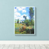 Lane in Poppy Fields Saint-Martin Claude Monet Leinwanddruck (Insitu (Holzboden))