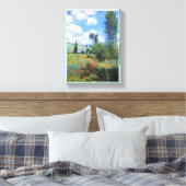 Lane in Poppy Fields Saint-Martin Claude Monet Leinwanddruck (Insitu (Schlafzimmer))