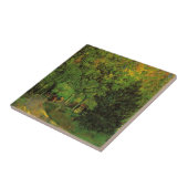 Lane in Public Garden, Arles von Vincent van Gogh Fliese (Seite)