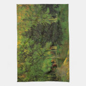 Lane in Public Garden, Arles von Vincent van Gogh Geschirrtuch (Vertikal)