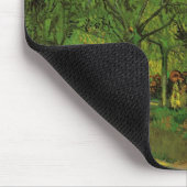 Lane in Public Garden, Arles von Vincent van Gogh Mousepad (Ecke)