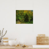 Lane in Public Garden, Arles von Vincent van Gogh Poster (Küche)