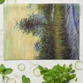 Lane in Voyer d'Argenson Park von Vincent van Gogh Geschirrtuch (Gefaltet)