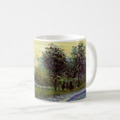 Lane in Voyer d'Argenson Park von Vincent van Gogh Kaffeetasse (VorderseiteRechts)