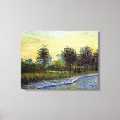 Lane in Voyer d'Argenson Park von Vincent van Gogh Leinwanddruck (Vorderseite)