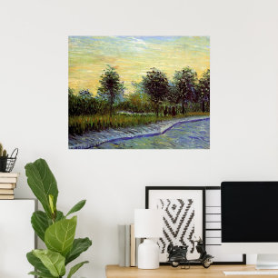 Lane in Voyer d'Argenson Park von Vincent van Gogh Poster