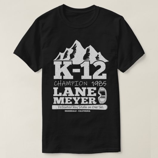 LANE MEYER K12 CHAMPION T SKI SPORT GIFT T-Shirt (Design vorne)