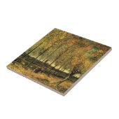 Lane mit Poplars von Vincent van Gogh Fliese (Seite)